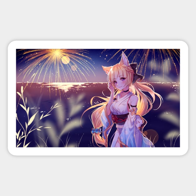 Summer festival Sticker by Hyanna